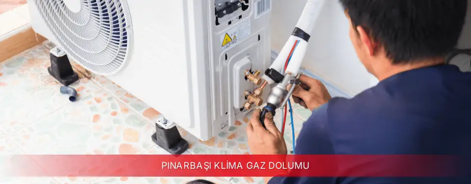 Pınarbaşı İlçemi Kumtel Klima Gaz Dolumu